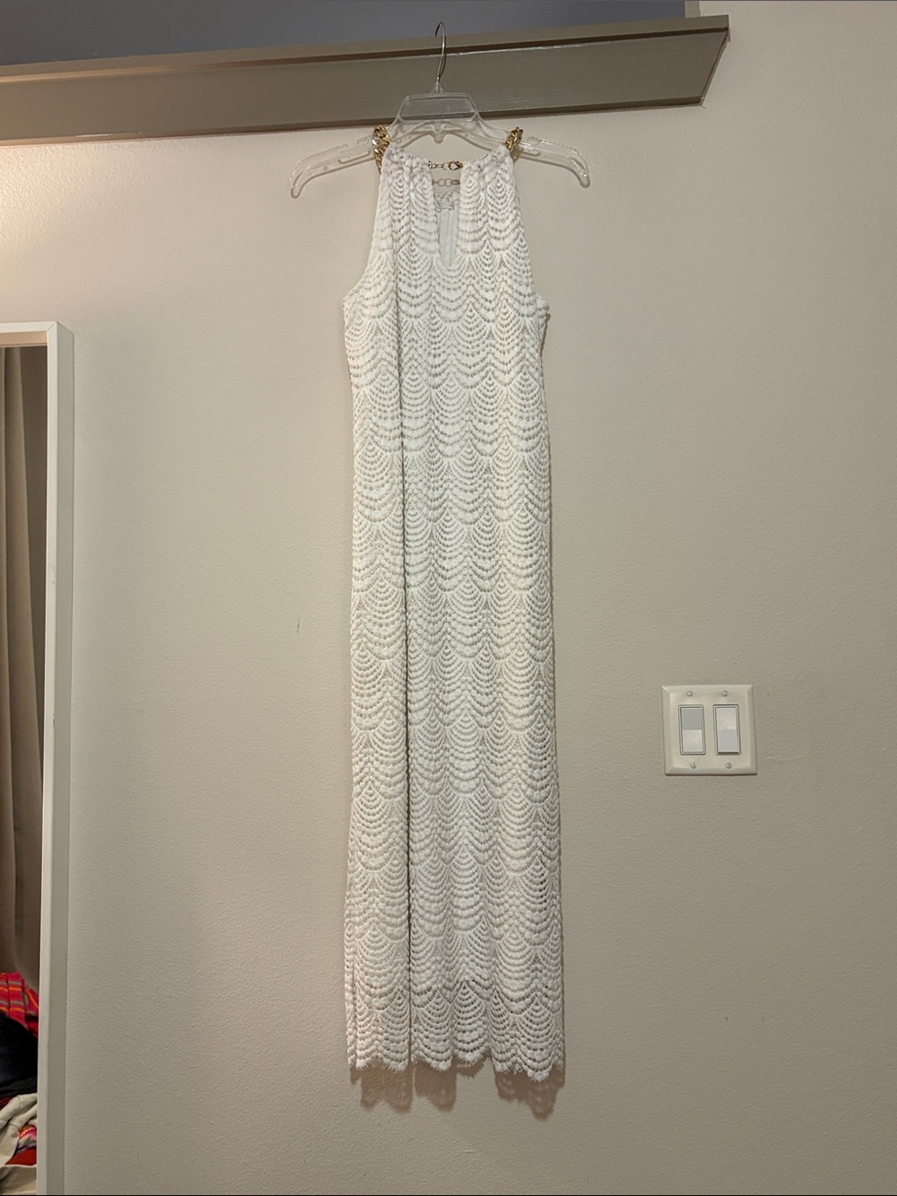 Lilly Pulitzer Bingham Lace Midi Dress in Resort White SZ S VGUC - Picture 2 of 8